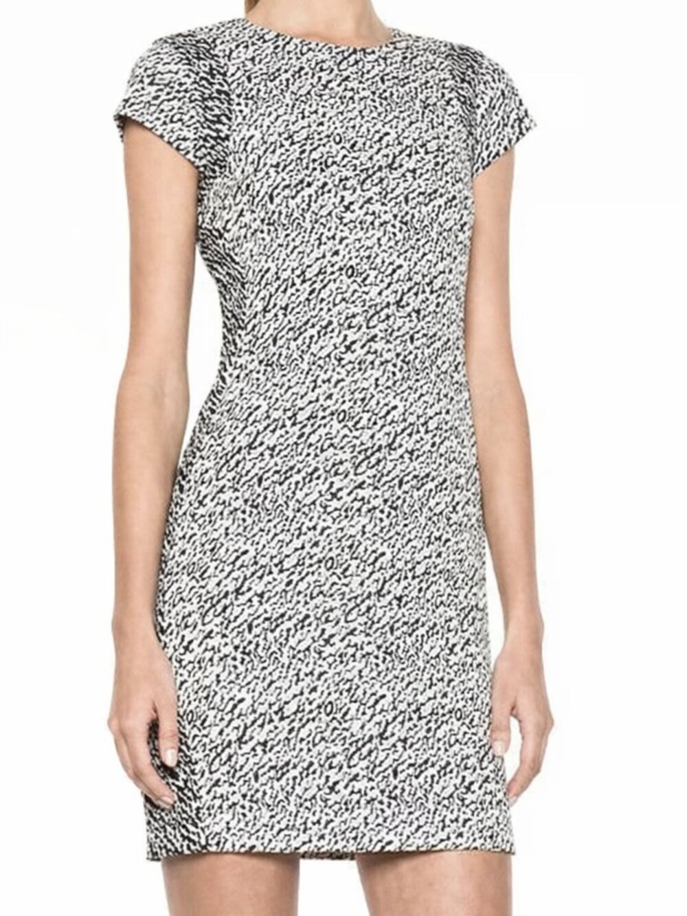 Diane von Furstenberg DVF Pele Snake Wave Sheath Dress 4